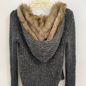 Faux Fur Hoodie